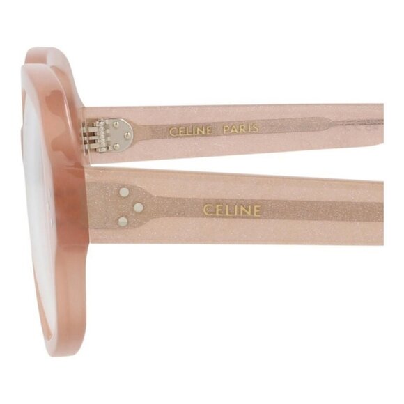 Celine Womens Square/Rectangle Pink Pink Transparent Fashion Designer Eyewear - Picture 4 of 4